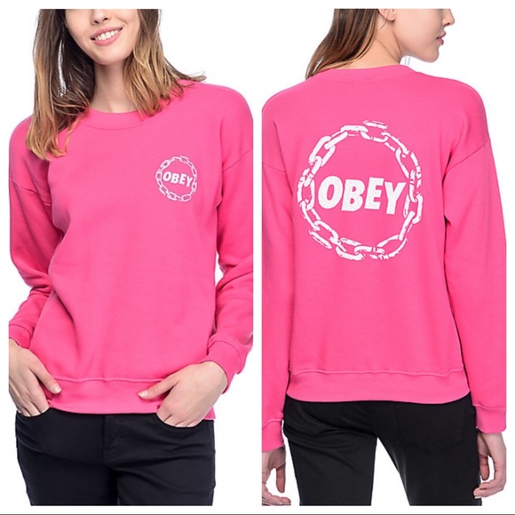 obey crew neck womens